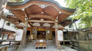 竹島神社のパノラマビューと雨雲レーダー/愛知県蒲郡