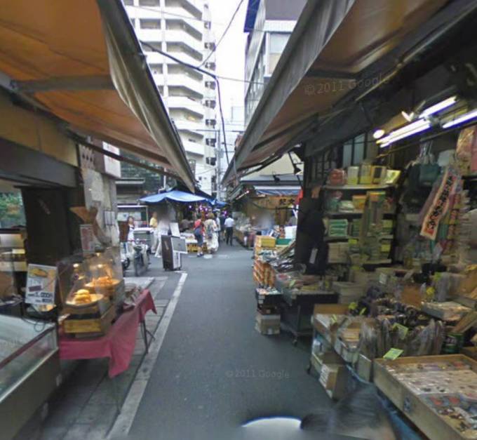 築地本願寺のストリートビューと天気・地図/東京都中央区