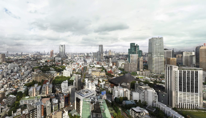 これはすごい！東京タワーから見た超解像度のパノラマビュー作品「Tokyo Tower Gigapixel Panorama」と雨雲レーダー