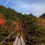 梅ヶ島の紅葉パノラマビュー