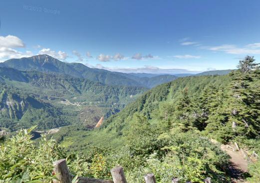 ダム好きにおすすめ！黒部ダムのストリートビューと天気・地図/富山県中新川郡