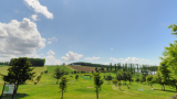 ひがしかぐら森公園のパノラマビューと雨雲レーダー/北海道東神楽町
