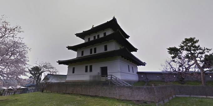 弘前城 ストリートビューと天気・地図/青森県弘前市